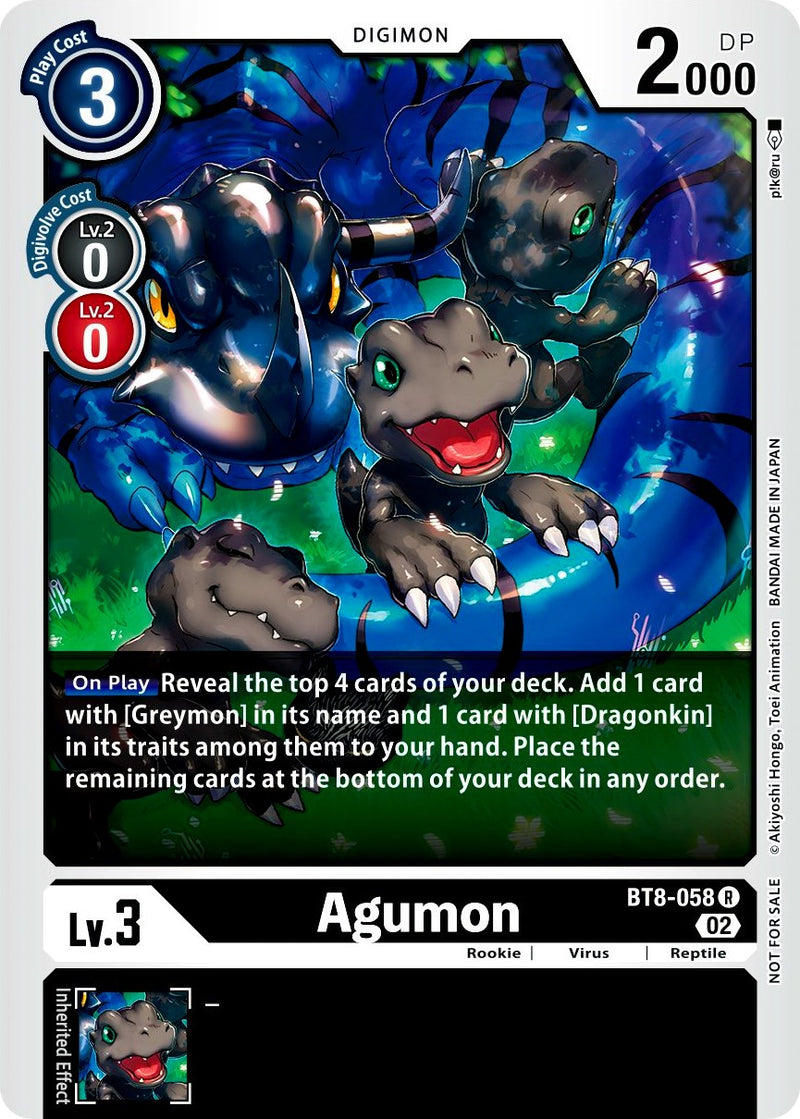 Agumon [BT8-058] (Xros Encounter Pre-Release) [New Awakening Promos]