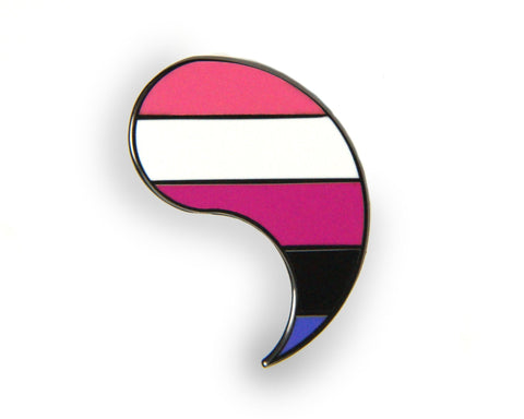 Customizable Pride Pin: Genderfluid Right