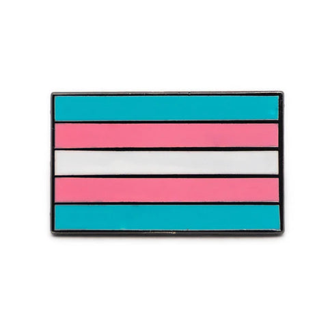 Enamel Pin: Trans Flag