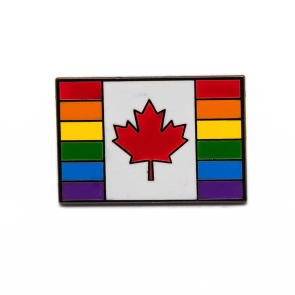 Enamel Pin: Canada Pride Flag