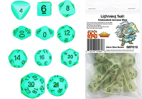 Unleashed Arcana Dice - Lightning Bolt