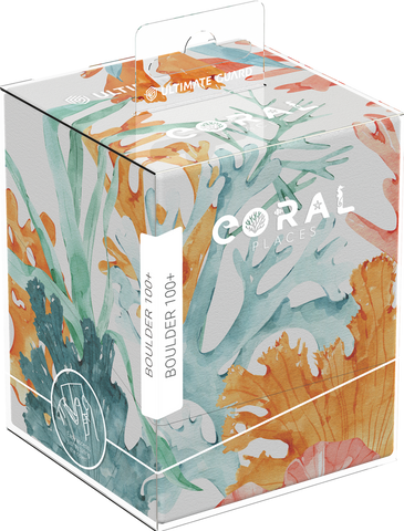 Ultimate Guard - Deck Case 100+ Boulder - Coral Places - Seablue Hush