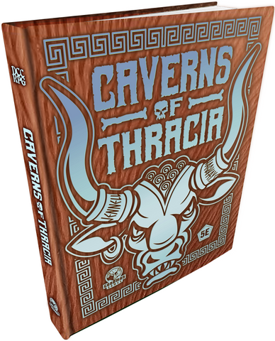 Original Adventures Reincarnated #9: The Caverns of Thracia (5E) - Limited Edition Minotaur Hide Cover