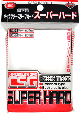 KMC "Character Guard" Sleeves - Clear Super Hard