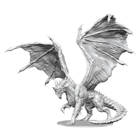 Nolzur's Marvelous Miniatures: Unpainted Adult Blue Dragon