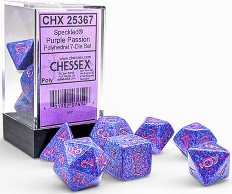 Speckled Purple Passion/pink 7 Die Set - CHX25367