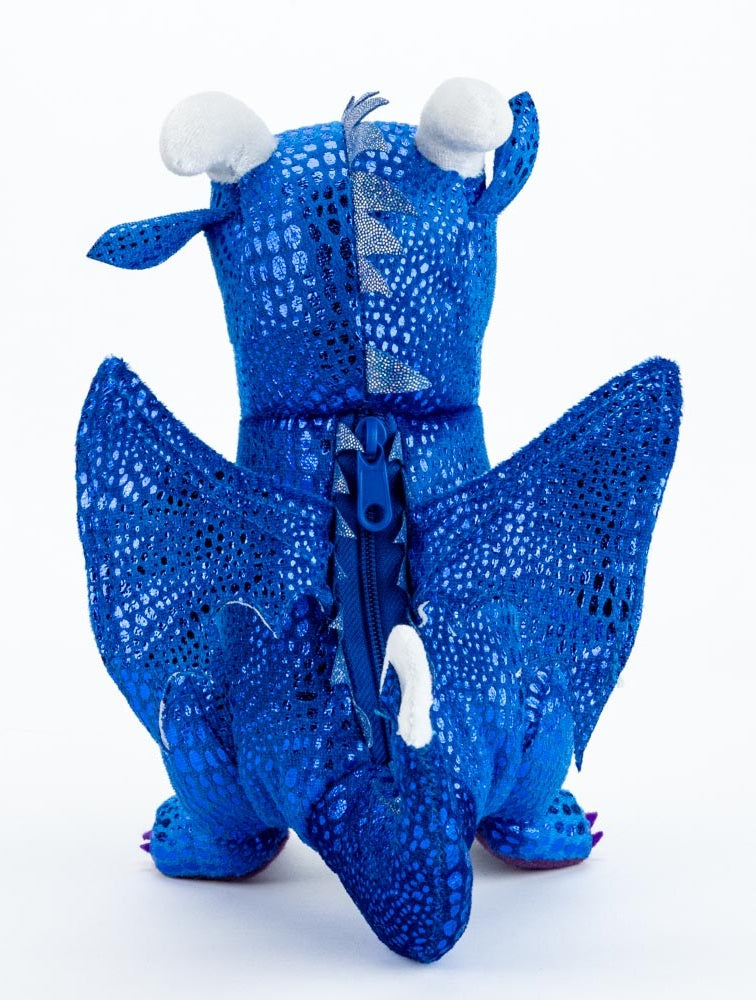 Plush Dice Bag - Blue Dragon