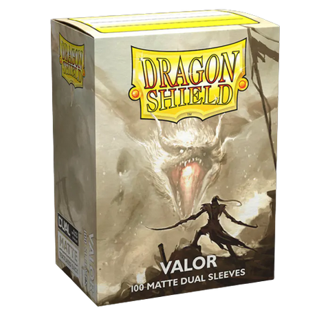 Dragon Shield Box of 100 Matte Dual Sleeves in Valor