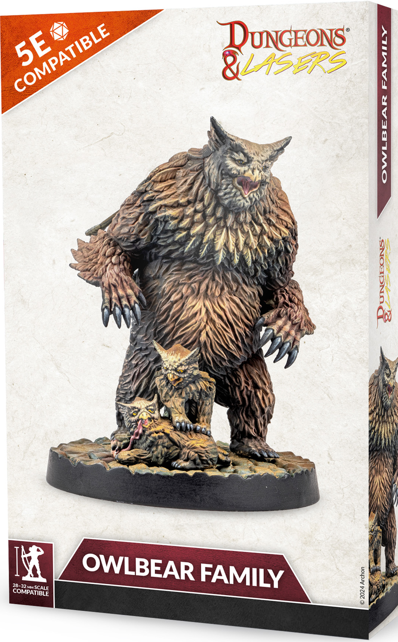 Dungeons & Lasers: Owlbear Family