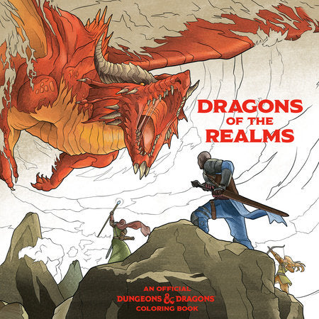Dragons of the Realms: An Official Dungeons & Dragons Coloring Book