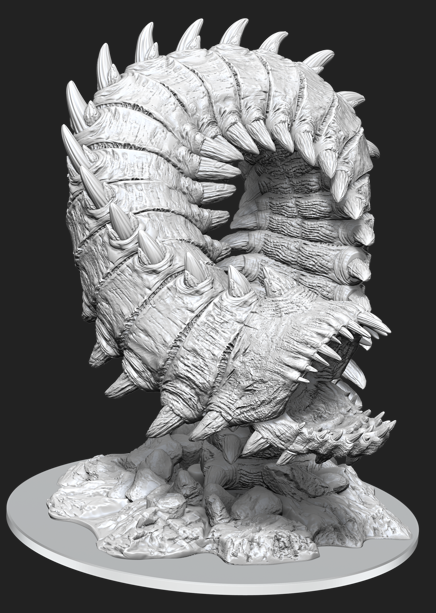 Nolzur's Marvelous Miniatures: Purple Worm