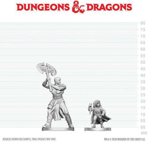 Nolzur's Marvelous Miniatures: Goliath Barbarian & Halfling Rogue