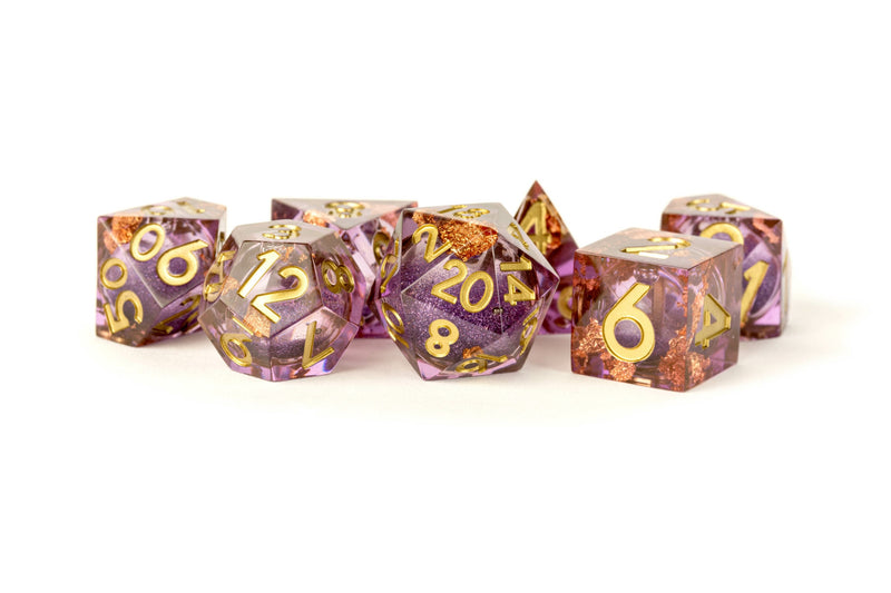 Liquid Core Dice Set of 7 - Aether Abstract