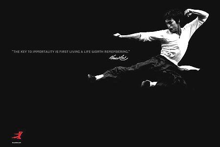 Bruce Lee Immortality Playmat