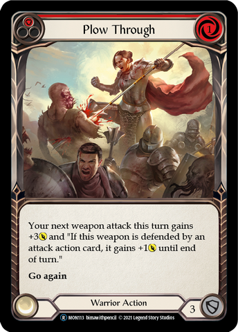 Plow Through (Red) [U-MON113] Unlimited Normal