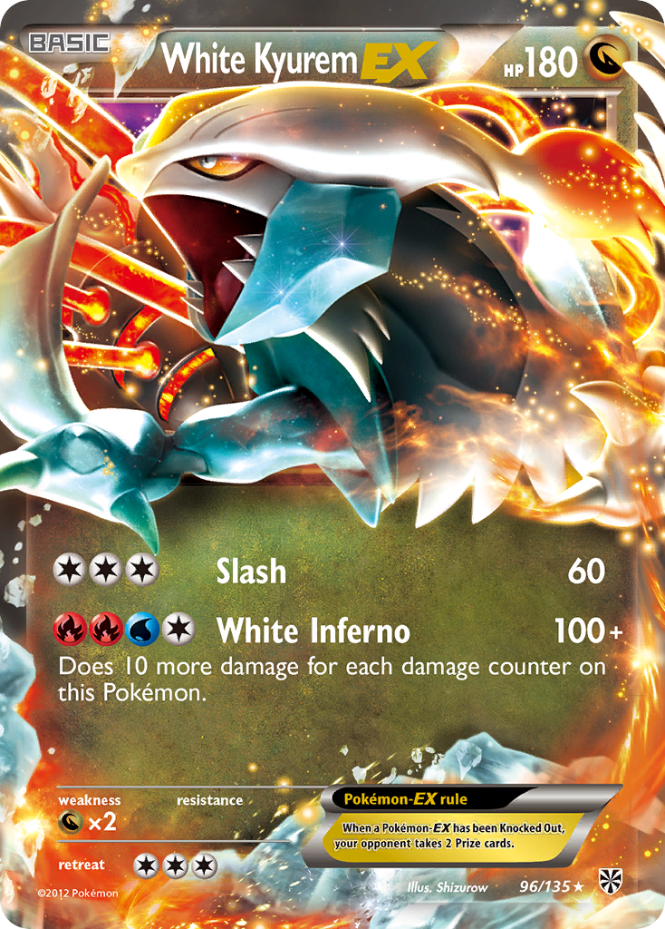 White Kyurem EX (96/135) [Black & White: Plasma Storm]