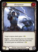 Overpower (Yellow) [WTR124-R] Alpha Print Rainbow Foil