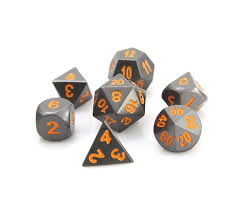 RPG Set - Gunmetal w/ Orange