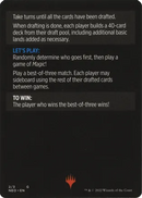 Winchester Draft (Magic Minigame) [Kamigawa: Neon Dynasty Minigame]