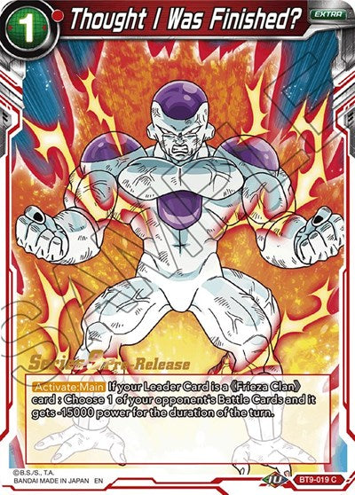 Thought I Was Finished? (Universal Onslaught) [BT9-019]