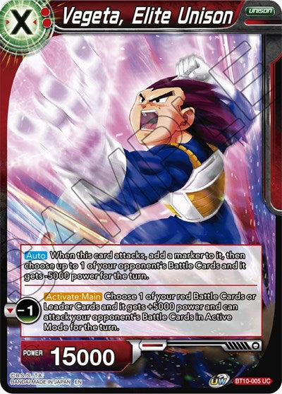 Vegeta, Elite Unison [BT10-005]