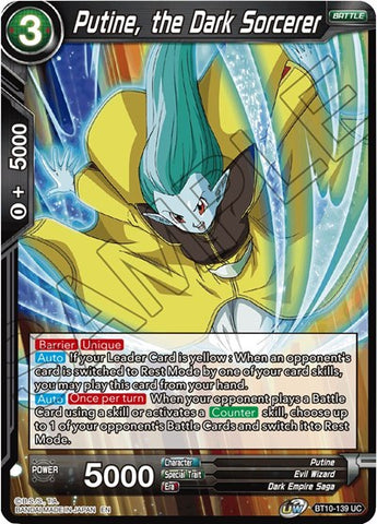 Putine, the Dark Sorcerer [BT10-139]