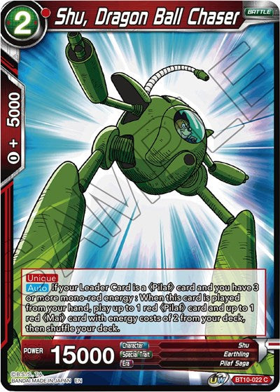 Shu, Dragon Ball Chaser [BT10-022]