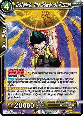 Gotenks, the Power of Fusion [BT10-112]