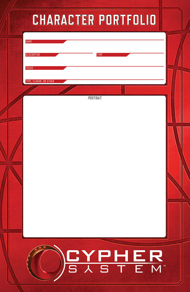 Cypher System Character Portfolio