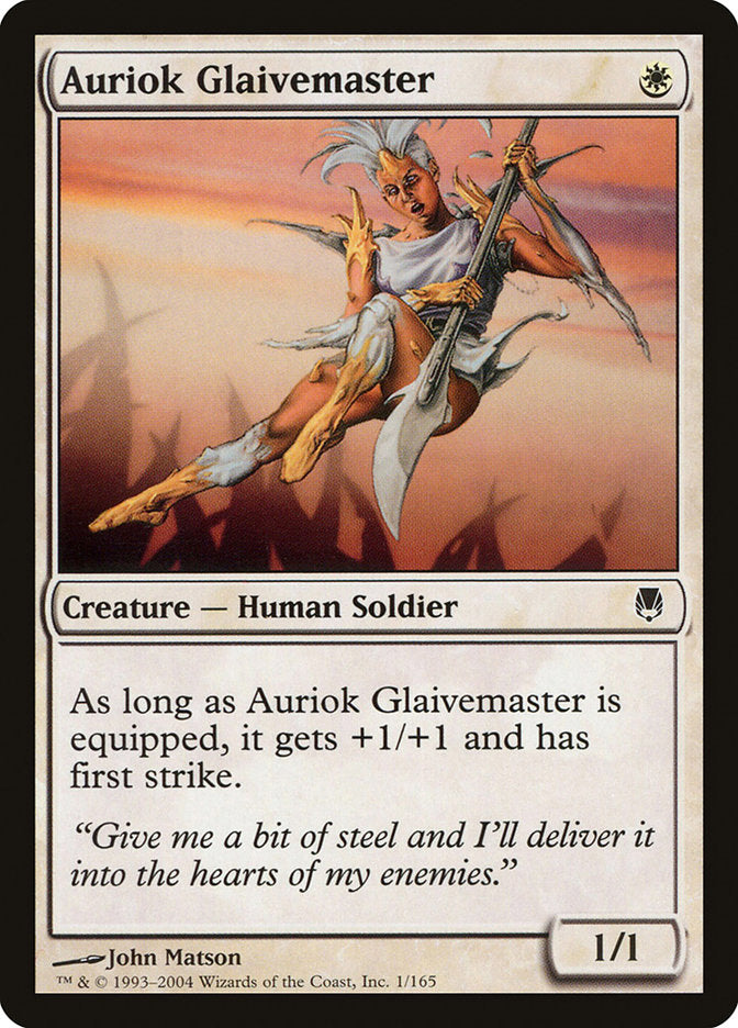 Auriok Glaivemaster [Darksteel]