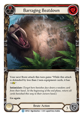 Barraging Beatdown (Red) [1HP022]