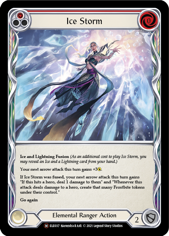 Ice Storm [U-ELE037] Unlimited Rainbow Foil