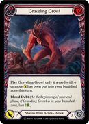 Graveling Growl (Red) (Rainbow Foil) [U-MON144-RF] Unlimited Rainbow Foil