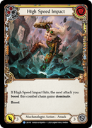 High Speed Impact (Yellow) [CRU107] 1st Edition Rainbow Foil