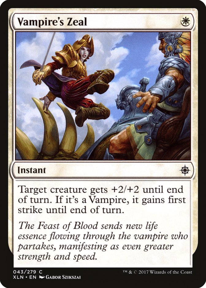 Vampire's Zeal [Ixalan]