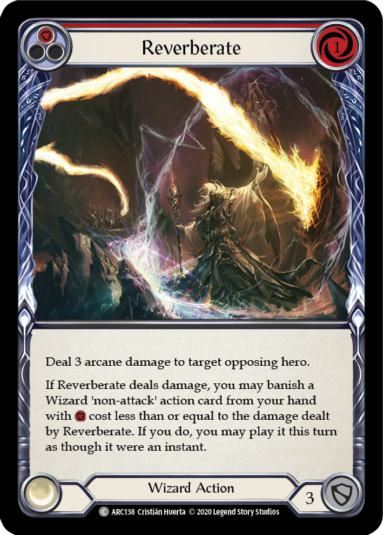 Reverberate (Red) [ARC138] Unlimited Edition Rainbow Foil