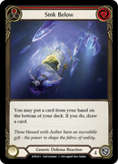 Sink Below (Red) [WTR215-C] Alpha Print Rainbow Foil