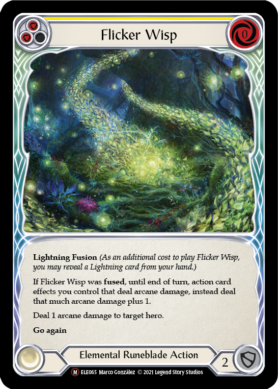 Flicker Wisp [U-ELE065] Unlimited Rainbow Foil