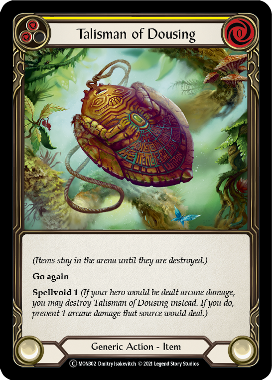 Talisman of Dousing (Rainbow Foil) [U-MON302-RF] Unlimited Rainbow Foil