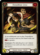 Demolition Crew (Red) [WTR179-C] Alpha Print Rainbow Foil