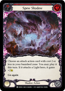 Spew Shadow (Red) (Rainbow Foil) [MON212-RF] 1st Edition Rainbow Foil