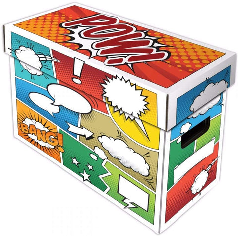 BCW Comic Box Short Storage Box - Art - Pow