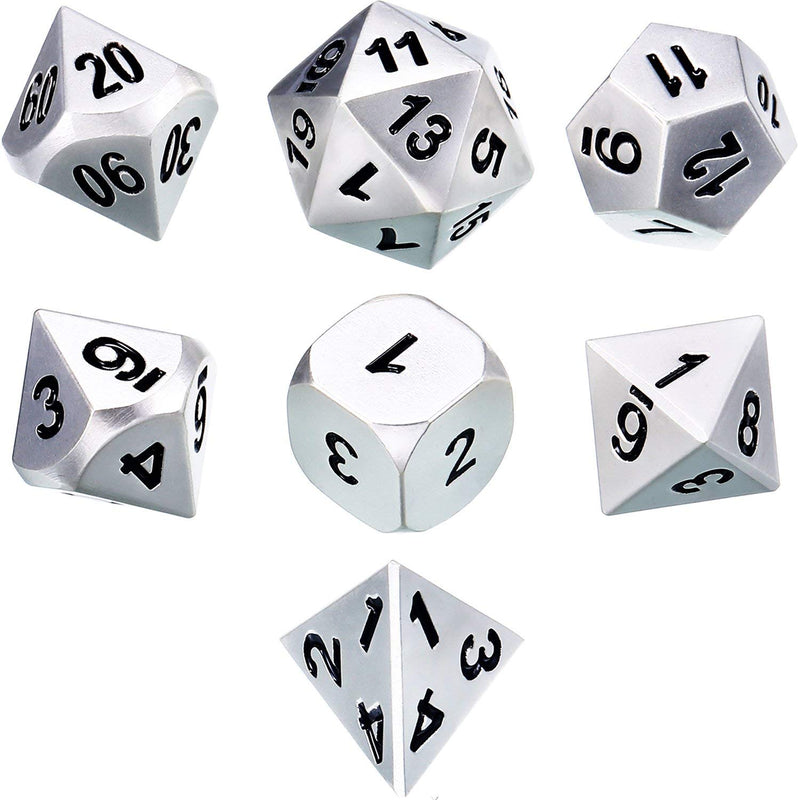 RPG Set - Shiny Silver w/Black