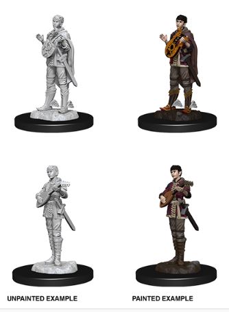 Nolzur's Marvelous Miniatures: Female Half-Elf Bard