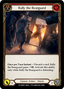 Rally the Rearguard (Red) (Rainbow Foil) [U-MON281-RF] Unlimited Rainbow Foil