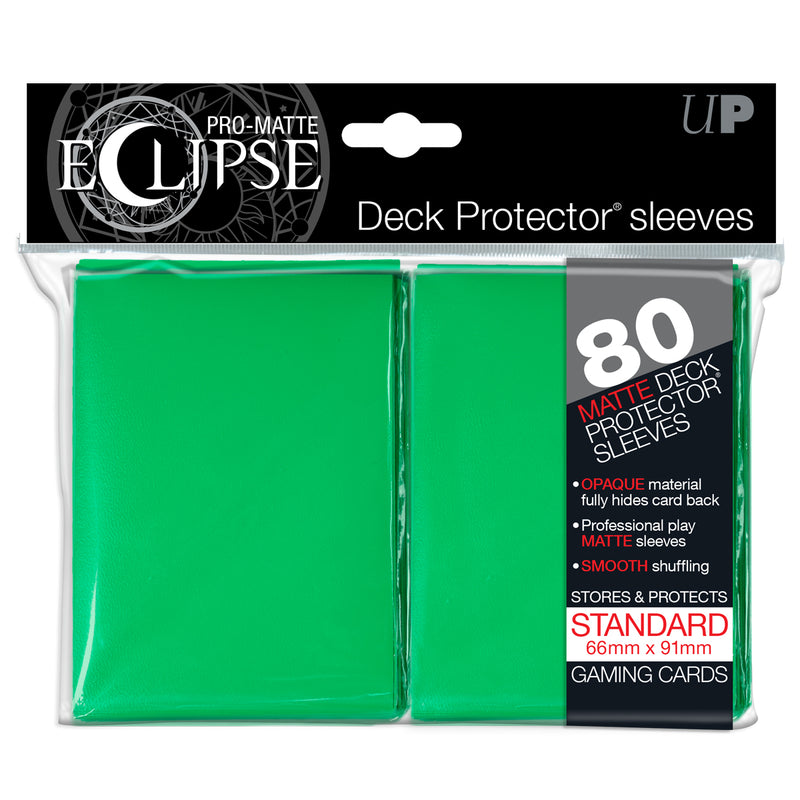 Ultra Pro Eclipse Sleeves: Matte Green 80 Count