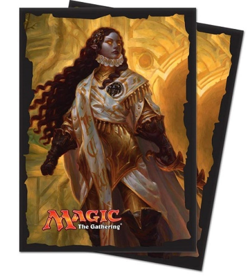 Ultra Pro: Rivals of Ixalan 80ct Deck Protector Sleeves featuring Elenda, the Dusk Rose