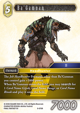 Ba'Gamnan - 9-070R - Foil