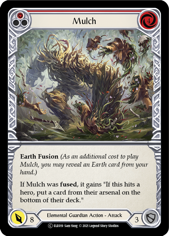 Mulch (Red) [U-ELE019] Unlimited Rainbow Foil