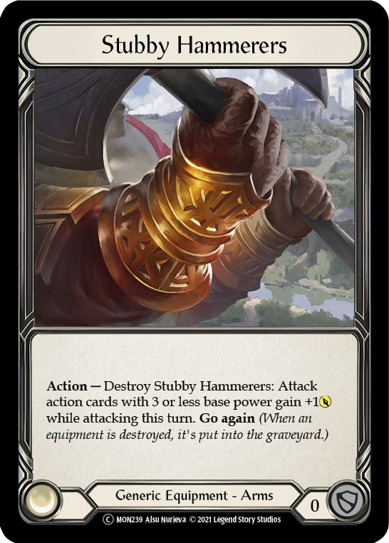 Stubby Hammerers (Rainbow Foil) [U-MON239-RF] Unlimited Rainbow Foil